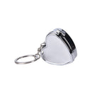 Metal Heart Travel Pill Box Medicine Container Case Storage Holder Keychain LJ