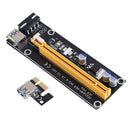 Power Enhanced PCI-E 1x to 16x Extender Adapter Card Mining Card Kit