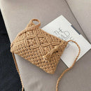Women'S Single Shoulder Bag All-Match Summer Bag Paper Rope Hook Woven Bags