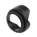 49mm Screwed Flower Petal Sunshade Lens Hood For Canon Nikon Sony DSLR Camera