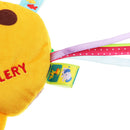 2 pcs Plush Toys Hanging Crib Animal Baby Buggy Bed Rattles Pushchair Pram