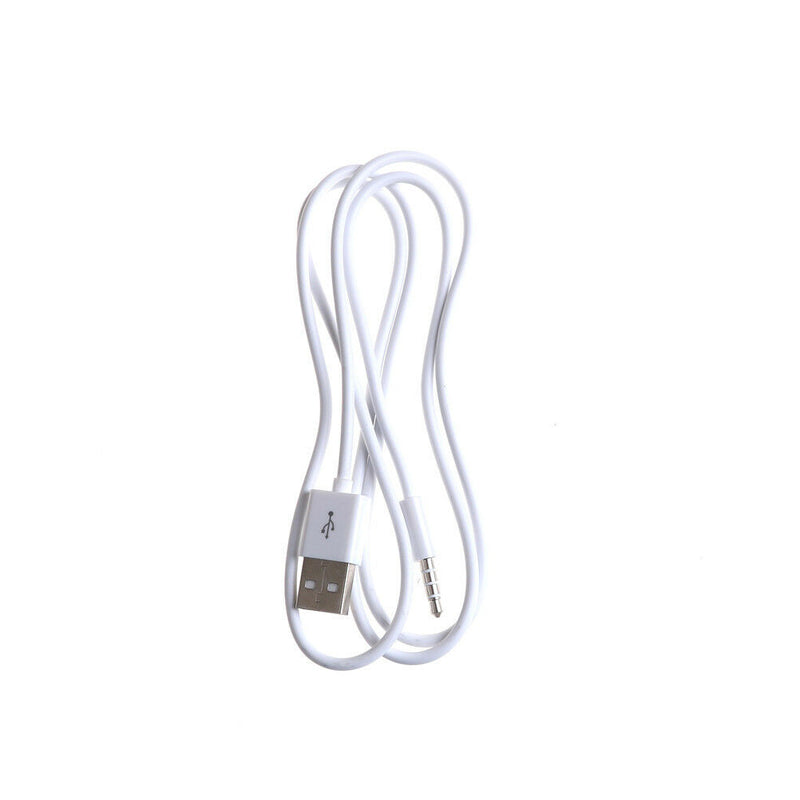 3.3FT 3.5mm AUX Audio Plug Jack to USB 2.0 Male Charge Cable Cord For MP3M&