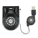 Set of 2 Portable Laptop Cooler Fan Fan LED External Cooling USB Powered