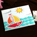 Kids Child DIY Button Painting Stickers Pictures Handmade Drawing Craft Kit