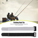 10pcs Fishing Rod Tie Holder Strap Suspenders Fastener Hook Cord Ties Belt