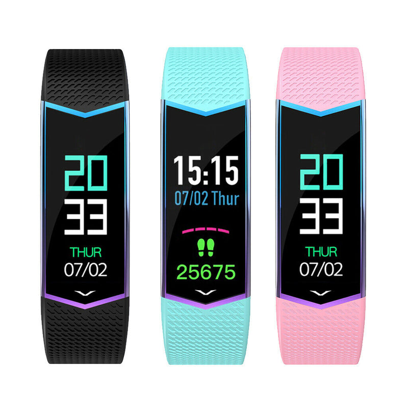 Waterproof IP67 Smartwatch Wristwatch Fitness Tracker Heart Rate Monitors