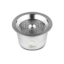 stainless steel coffee pod capsule for caffitaly cafissimo tchibo