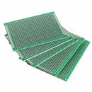 5x 6x8cm perforated grid board printed circuit board PCB board green