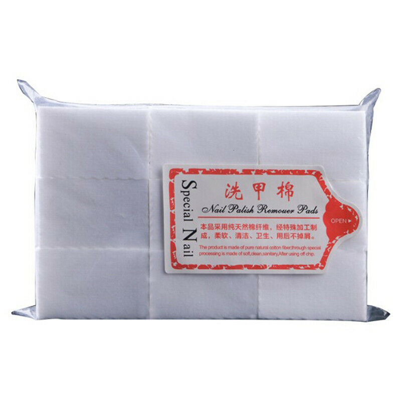 550 pices Gel Polish Cleaner Nail Remover Lint-Free Cleaner Paper PadB Hn