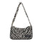 Animal Pattern Women Underarm Shoulder Bag Women Travel Handbags (Zebra)