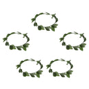 5x Roman Greek Women Green Wreath Headband Headband Princess