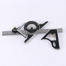12" Combination Protractor Tri- Square Angle Ruler Machinist Measuring Tools AGR