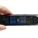 Car Tire Pressure Monitoring System LCD Solar Wireless 4 TPMS Sensors Exter S4H2
