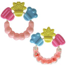 Safety Baby Infant Rattles Biting Teething Teether Balls Toys Circle Ring New ME