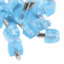 20 Pcs Screws Shelf Glass Sucker Cup Holder Case Metal Pin 5mm