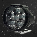 1Pc 6-LED White Motorcycle Headlight Spot Light DRL Driving Fog Waterproof L Gw