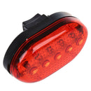 Waterproof LED Bike Bicycle Safety Front Head Light Lamp Back Rear Flashlig