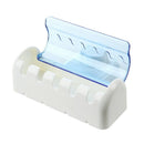 Toothbrush holder white (hold 5 brushes)