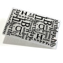 Christmas Words Plastic Embossing Folder for Scrapbook DIY Album Card