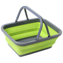 Portable Folding Plastic Square Bucket Cleaning Tools Laundry Basket Water