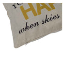 "You are my Sunshine "Linen Leaning Cushion Throw Pillow Covers Pillowslip  A2V9