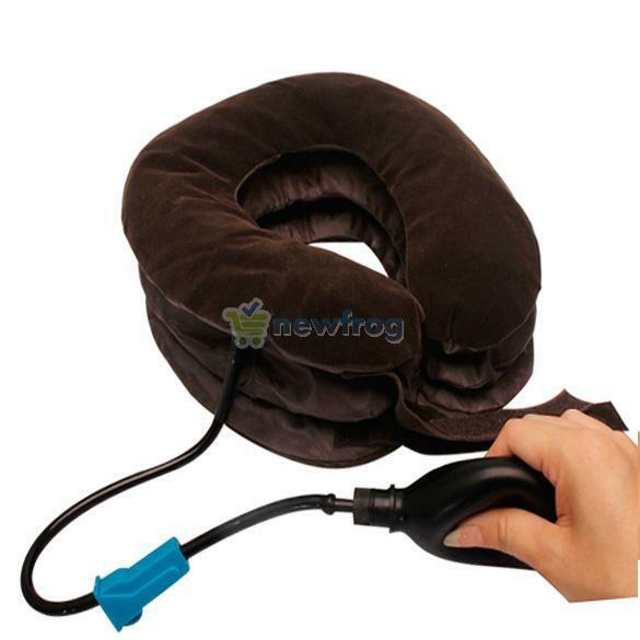 Cervical Neck Traction Device Shoulder Headache Relax Brace Support Pillow Hot