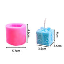 DIY Christmas gift Candle Mould Aroma Candle Gypsum Mold Soap Making Tool
