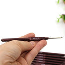 16pcs ABS Handle Crochet Hooks Handle Knitting Needles Set Crochetings and