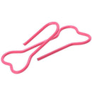 Metal Paper Clips 24 Pieces in PVC Box Bone P2V4