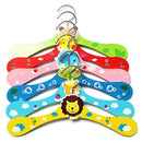 6X Cartoon Animal Baby Child Nursery Room Coat Clothes Wardrobe Wood Hook  TYG