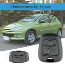 2 Buttons Bemote Key-Fob Shell Cover Cases For-Peugeot 107 206 207 A0P3 106 U1H6