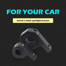 Car Motorcycle Off-Road LED Light Bar Brackets 1.25 inch Bar Tube Clamps 2 Pack