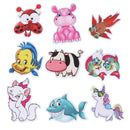 30Pcs Cartoon animal stickers DIY scrapbook suitcase laptop guitar bike stickP3C