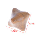 1pc star stress relief wooden  massager roller relieve fasciitis acupressure  Gn