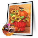 Pumpkin 5D DIY Full Round Drill Diamond Painting Cross Stitch (B2391)
