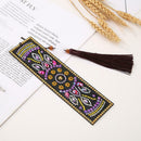DIY Special Shaped Diamond Painting Creative Leather Tassel Bookmark Crafts