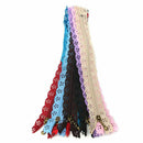 10Pcs 20cm Lace Closed End Zippers Nylon For Purse Bags Multicolor DIY Sewing