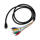 1.5M 5 FT HDMI to 5 RCA male Audio Component Cable for Video Convert HDTV 1 N1T1