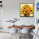 5D Diamond Painting Cross Stitch Basket Sunflower Embroidery home decor LJ