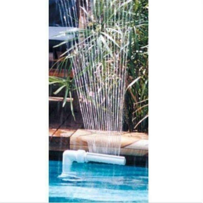Swimming Pool and Spa Waterfall Fountain Pipe - Adjustable Spray