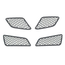 4x Motorcycle Headlight Trim Guard Protector Lamp Cover for VESPA GTS 2017 2018