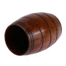 Jujube Wooden Barrel Shaped Beer Mug,Classical Wooden Drinking Cup