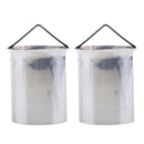 2pcs 51mm Motorcycle Stainless Steel Exhaust Muffler Silencer Pipe Plug