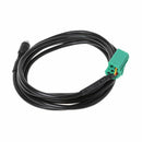 Aux Audio Cable Adapter Mini ISO Female Jack Extension Wire For Radio CD Player