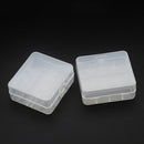 2pcs Plastic Battery Storage Case Box Holder For 26650 Rechargeable Battery