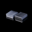 10Pcs Aluminum 20X20X6Mm Ic Led Cooling Cooler Heatsink Heatsinks With Tape OZ