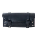 Motorcycle Fork Bag, Waterproof Motorbike Handlebar Bag Pu Leather Saddleba D7R4