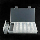 Storage Tool DIY Removable Clear Plastic Organizer Nail Art Rhinestone 28 D