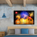 Paper Puzzles Jigsaw 1000pcs Water Fireworks Educational Assemble DIY Toys