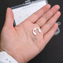 120Pcs 304 Stainless Steel E-Clip Retaining Circlip Assortment Kit 1.5mm to 10mm